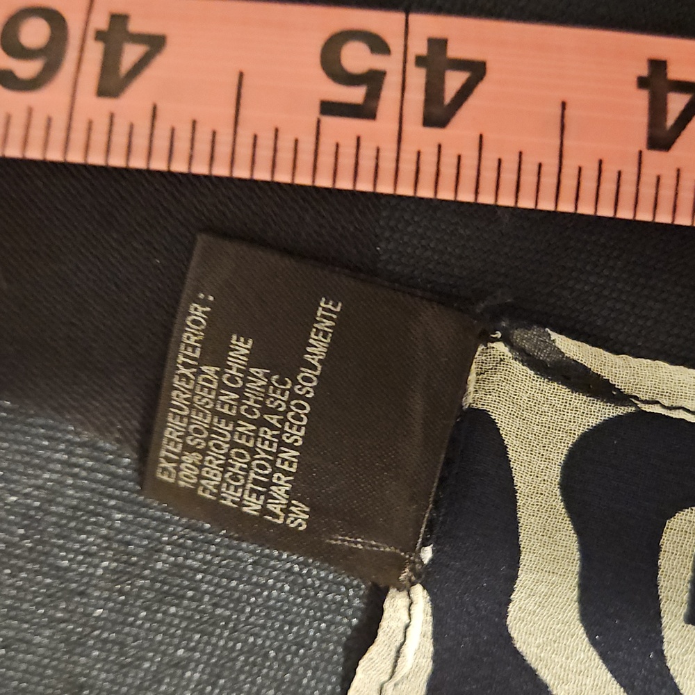 Zebra Print Oblong Scarf - Picture 3 of 5